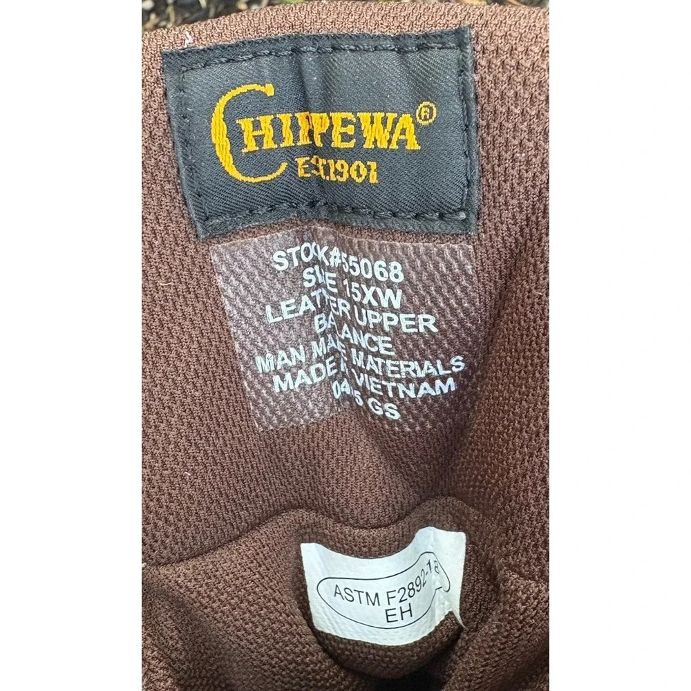 Chippewa Men's Birkhead Boots Waterproof Insulated 55068 Size 15XW